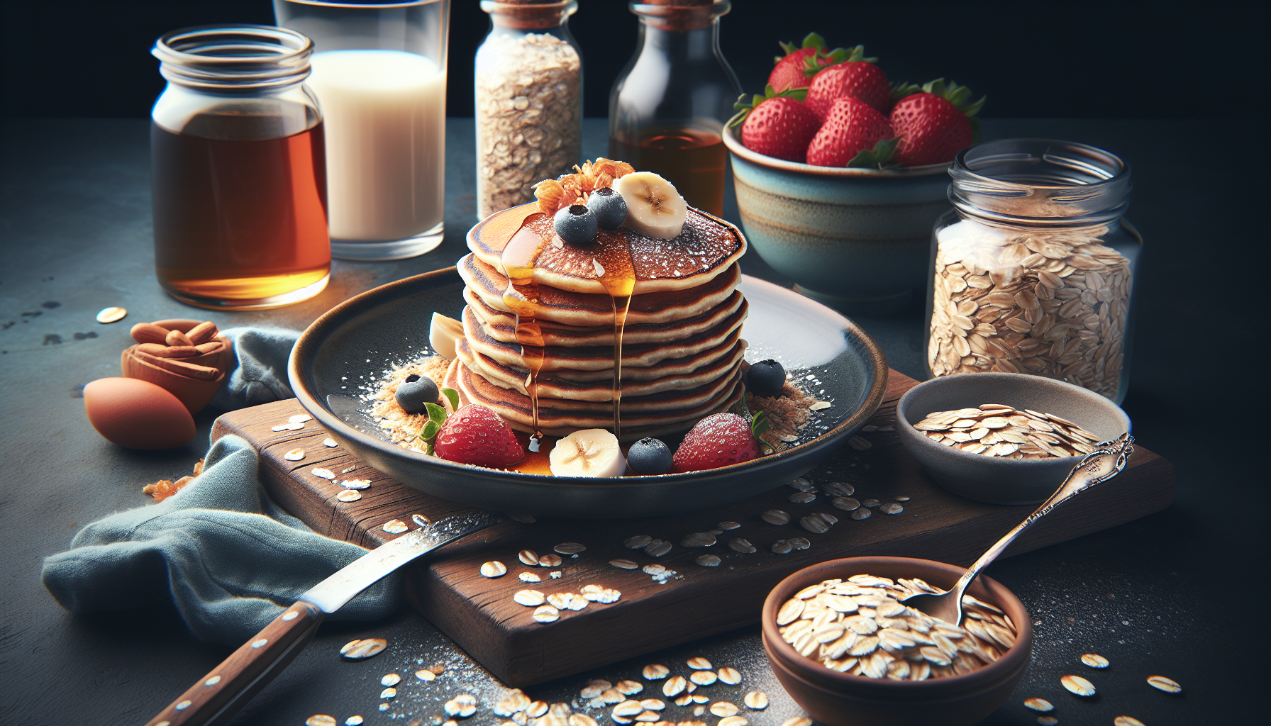 Pancake con farina di avena